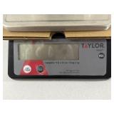 Taylor TE10FT 11-Pound Compact Digital Portion Control Measuring Scale - LCD Readout, Ideal for Limited Countertop Space, Conserves Energy - Great Condition! Taylor TE10FT 11-Pound Compact Digital Portion Control Measuring Scale - LCD Readout, Ideal for Limited Countertop Space, Conserves Energy - Great Condition!