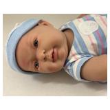 Berenguer Boutique "Lucas" Doll - Handmade Outfit, High Quality Baby Soft Vinyl - Great Condition - Missing 1 Bootie! Berenguer Boutique "Lucas" Doll - Handmade Outfit, High Quality Baby Soft Vinyl - Great Condition - Missing 1 Bootie!