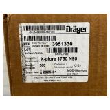 MSRP $450 = 1 Case (360 each) NEW Drager 3951330 X-Plore 1750 N95 Particulate Respirator Face Masks - The Mask That Gives You Room To Breathe -Thanks to the efficient CoolSAFE material! MSRP $450 = 1 Case (360 each) NEW Drager 3951330 X-Plore 1750 N95 Particulate Respirator Face Masks - The Mask That Gives You Room To Breathe -Thanks to the efficient CoolSAFE material!