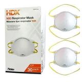 MSRP $250 = 3 Cases (60 masks per case) NEW HDX **Home Depot Private Label** N95 Respirator Masks - Heavy Duty Foam - Prevents dusts from sanding, grinding, sawing and insulating particles With a 95%  MSRP $250 = 3 Cases (60 masks per case) NEW HDX **Home Depot Private Label** N95 Respirator Masks - Heavy Duty Foam - Prevents dusts from sanding, grinding, sawing and insulating particles With a 95%