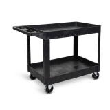MSRP $200 Luxor 2 Tier Transport Multipurpose Utility Cart - Good Condition! (Contents Not Included) MSRP $200 Luxor 2 Tier Transport Multipurpose Utility Cart - Good Condition! (Contents Not Included)