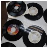 Vintage lot of 45 rpm records - 18 total - Includes Van Halen