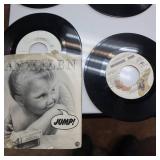 Vintage lot of 45 rpm records - 18 total - Includes Van Halen