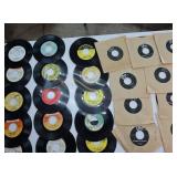 A lot of 30 Vintage 45 RPM records, many in original paper... "You Keep Me Hangin