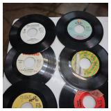 A lot of 30 Vintage 45 RPM records, many in original paper... "You Keep Me Hangin