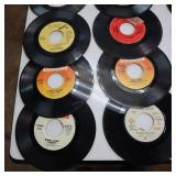 A lot of 30 Vintage 45 RPM records, many in original paper... "You Keep Me Hangin