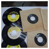 A lot of 30 Vintage 45 RPM records, many in original paper... "You Keep Me Hangin