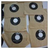A lot of 30 Vintage 45 RPM records, many in original paper... "You Keep Me Hangin