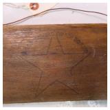 Vintage Drain Board with Star