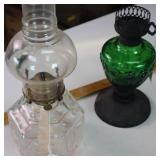 2 Vintage Kerosene Lamps
