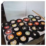 Vintage lot of 35 45 RMPS records - includes "Sunshine of Your Love" by Cream