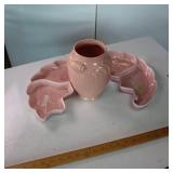 Vintage Pink Ceramic Serving Trays - hard to find!