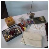 Vintage Collection of Jewelry and Purses
