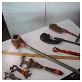 Large Lot of Pipe Threading Tools and Misc. Ridgid Parts