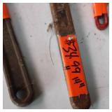 Lot of 7 Vintage Pipe wrenches - from small to large