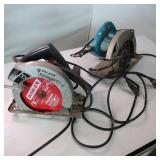 2 skil saws - Makita and Black and Decker