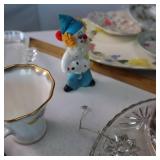 Vintage Glassware including trays and cups