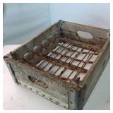 Vintage Crate with Metal Spacers - Very Cool!