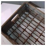 Vintage Crate with Metal Spacers - Very Cool!