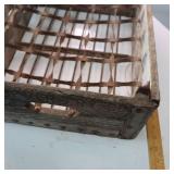 Vintage Crate with Metal Spacers - Very Cool!