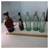 Vintage assortment of collectible bottles