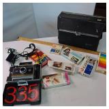 Vintage 335 Kodak Instant Camera with tons of flash bulbs1