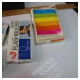 Vintage 335 Kodak Instant Camera with tons of flash bulbs1