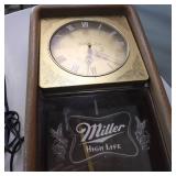 Vintage  Miller High Life Beer Clock