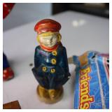 Vintage lot of colorful dolls