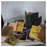 Vintage Collection of Firearm Magazines and geography books
