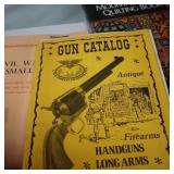 Vintage Collection of Firearm Magazines and geography books