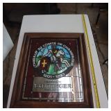 Vintage Large Taittinger Mirrored Sign