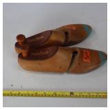 Vintage Nunn-Bush shoe stretchers made of wood