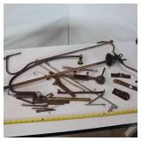 Vintage collection of gas Lamp and parts