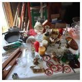 Vintage lot - very large - candle relate, figurines, more!