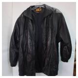 Large G III Leather Coat