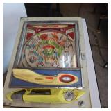 A Hokuka Japanese Plinko Pachinko game machine. 32" x 21"