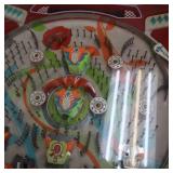 A Hokuka Japanese Plinko Pachinko game machine. 32" x 21"