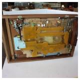 A Hokuka Japanese Plinko Pachinko game machine. 32" x 21"