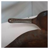 Vintage Lot of Camping Cooking Pans - 5 total, one is cast iron