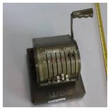Vintage Locked Paymaster Protector - Remember how they used to "run our cards?"