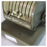 Vintage Locked Paymaster Protector - Remember how they used to "run our cards?"