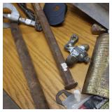 Large Lot - table top of Misc. Tools and accessories