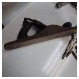 Vintage Tools:  hand drills, planers, wood bits, iron irons and steel wedges