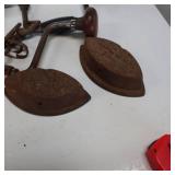 Vintage Tools:  hand drills, planers, wood bits, iron irons and steel wedges