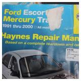Several Chilton Ford Manuals for service