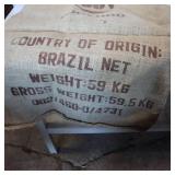 Authentic Brasil Burlap Coffee Bag