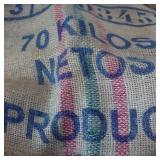 3 Burlap Coffee Bags - Large