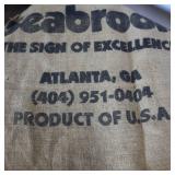 3 Burlap Coffee Bags - Large