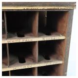 Very Cool!  Vintage Mail Sorting Box for Milaca / Gilman / Cambridge / etc.